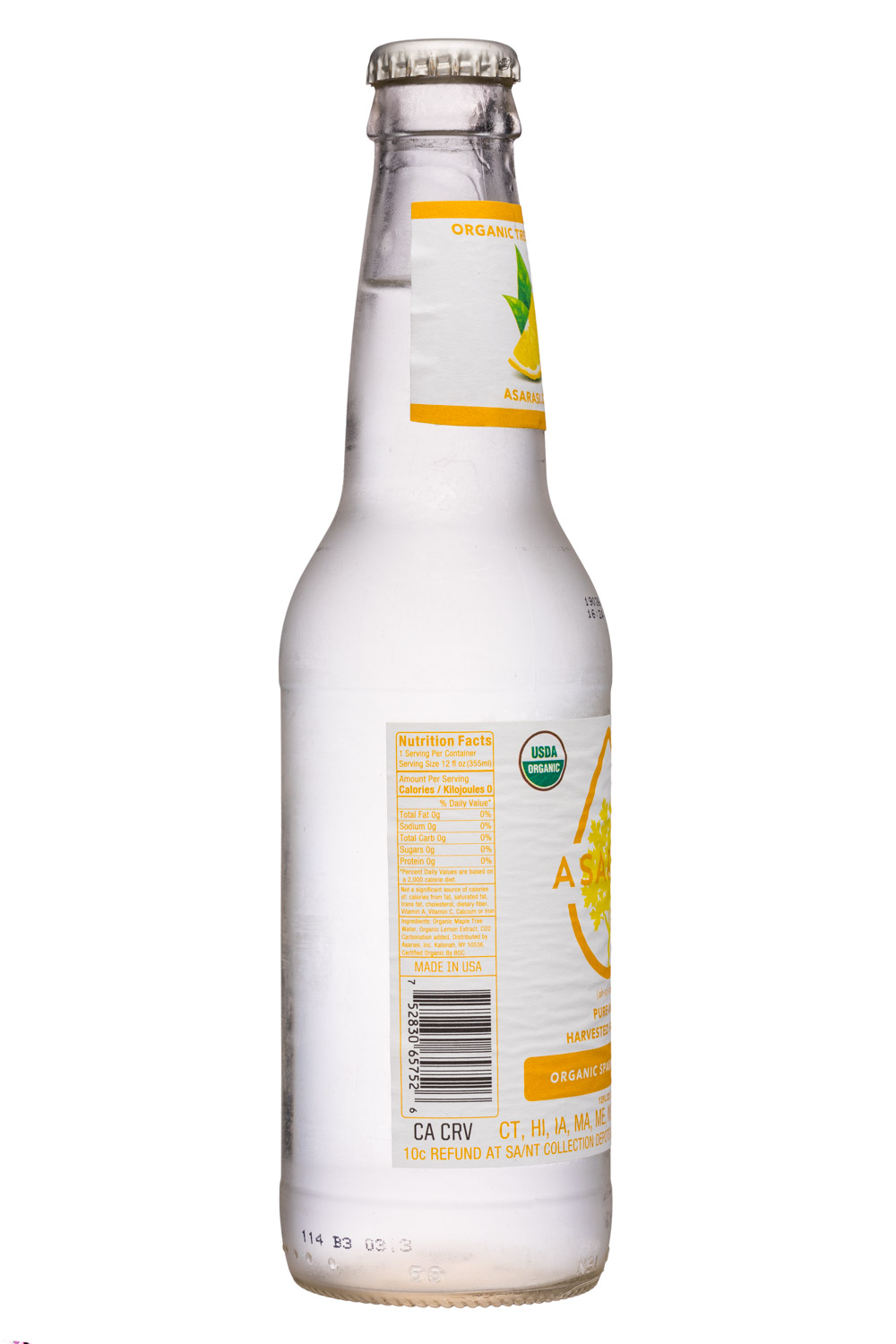 Asarasi: Asarsi-12oz-TreeWater19-Lemon-Facts
