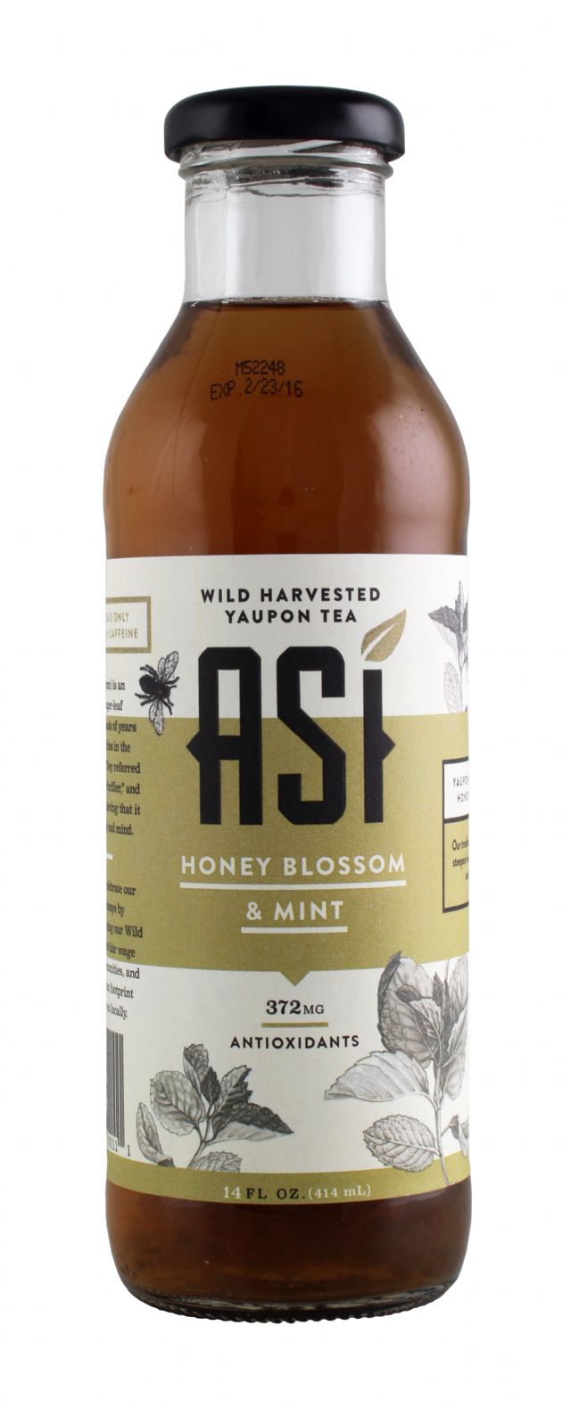 Asi Yaupon Tea: ASI HoneyBlossomMint Front