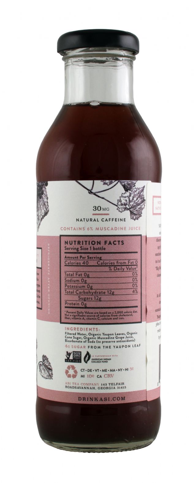Asi Yaupon Tea: ASI Muscadine Facts