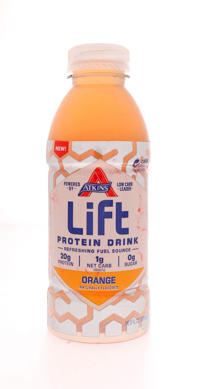 Atkins Lift Protein Drink: Atkins Orange Front