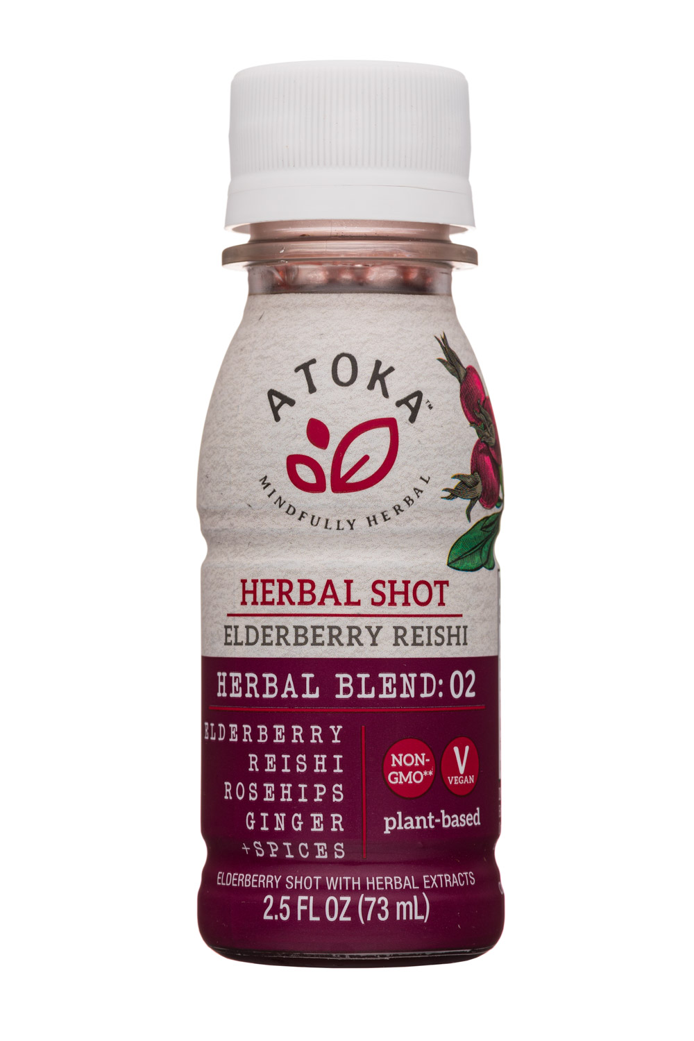 Atoka : Atoka-3oz-HerbalShot-ElderberryReishi-Front