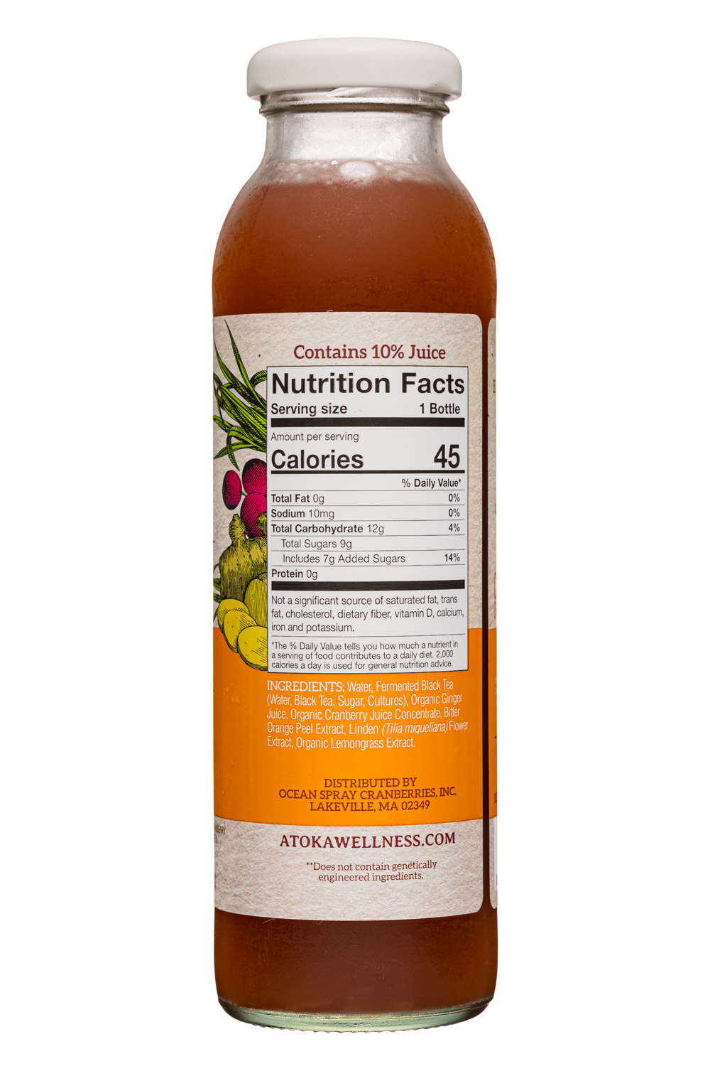 Atoka : Atoka-10oz-TeaTonic-LemongrassGinger-Facts