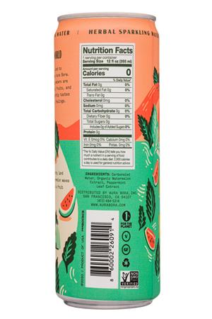 Aura Bora: AuraBora-12oz-2020-HerbalSparklingWater-PeppWater-Facts