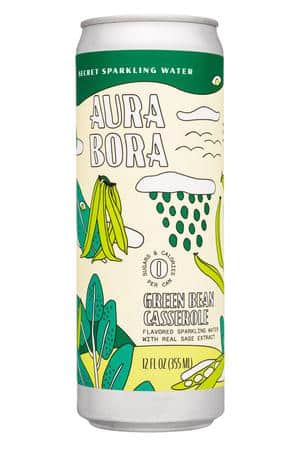 Aura Bora: AuraBora-12oz-2022-Seltzer-GreenBeanCasserole-Front