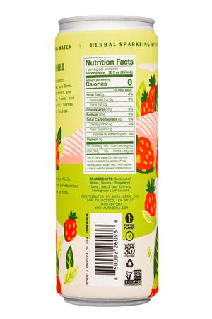 Aura Bora: AuraBora-12oz-2022-HerbSparkWater-BasilBerry-Facts