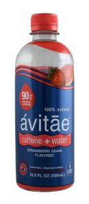 Avitae Caffeinated Water: Avitae StrawGuava Front