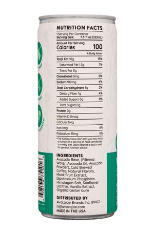 avocajoe: Avocajoe-10oz-2022-AvoCoffee-Vanilla-Facts