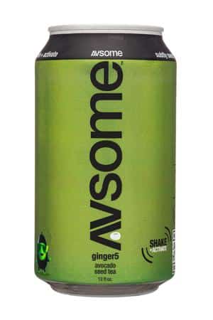 Avsome: Avsome-12oz-2025-AvoSeedTea-Ginger5-Front