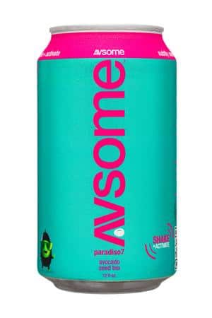 Avsome: Avsome-12oz-2025-AvoSeedTea-Paradiso7-Front