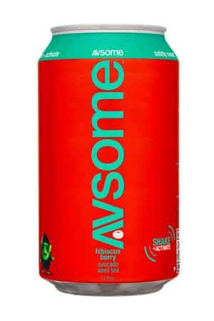 Avsome: Avsome-12oz-2025-AvoSeedTea-HibiscusBerry-Front