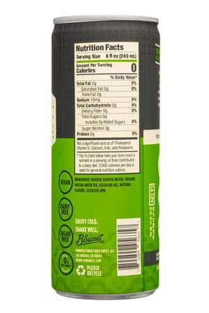 B Sweet: BSweet-8oz-2022-Nitro-MatchaTea-Unsweet-Facts