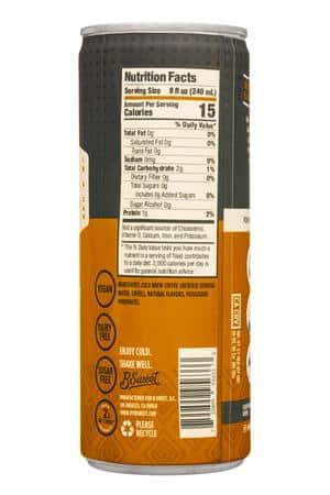 B Sweet: BSweet-8oz-2022-Nitro-ColdBrewCoffee-Black-Facts