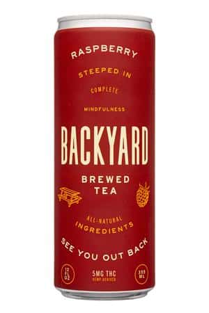 Backyard Tea Makers: Backyard-12oz-2023-BrewTea-Raspberry-Front