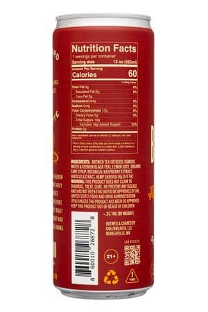 Backyard Tea Makers: Backyard-12oz-2023-BrewTea-Raspberry-Facts