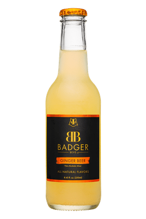 Badger Bevs: BadgerBevs-8oz-2024-Soda-GingerBeer-Front