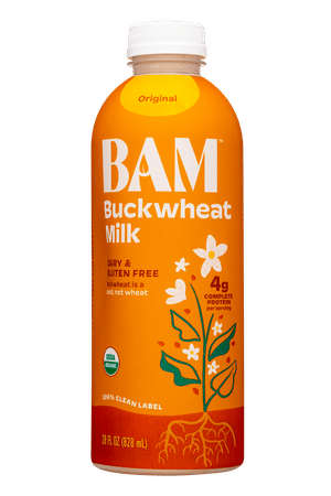BAM Buckwheat Milk: Bam-28ml-2024-BuckwheatMilk-Original-Front