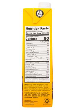 Banana Wave: BananaWave-32oz-2020-Milk-Choc-Facts