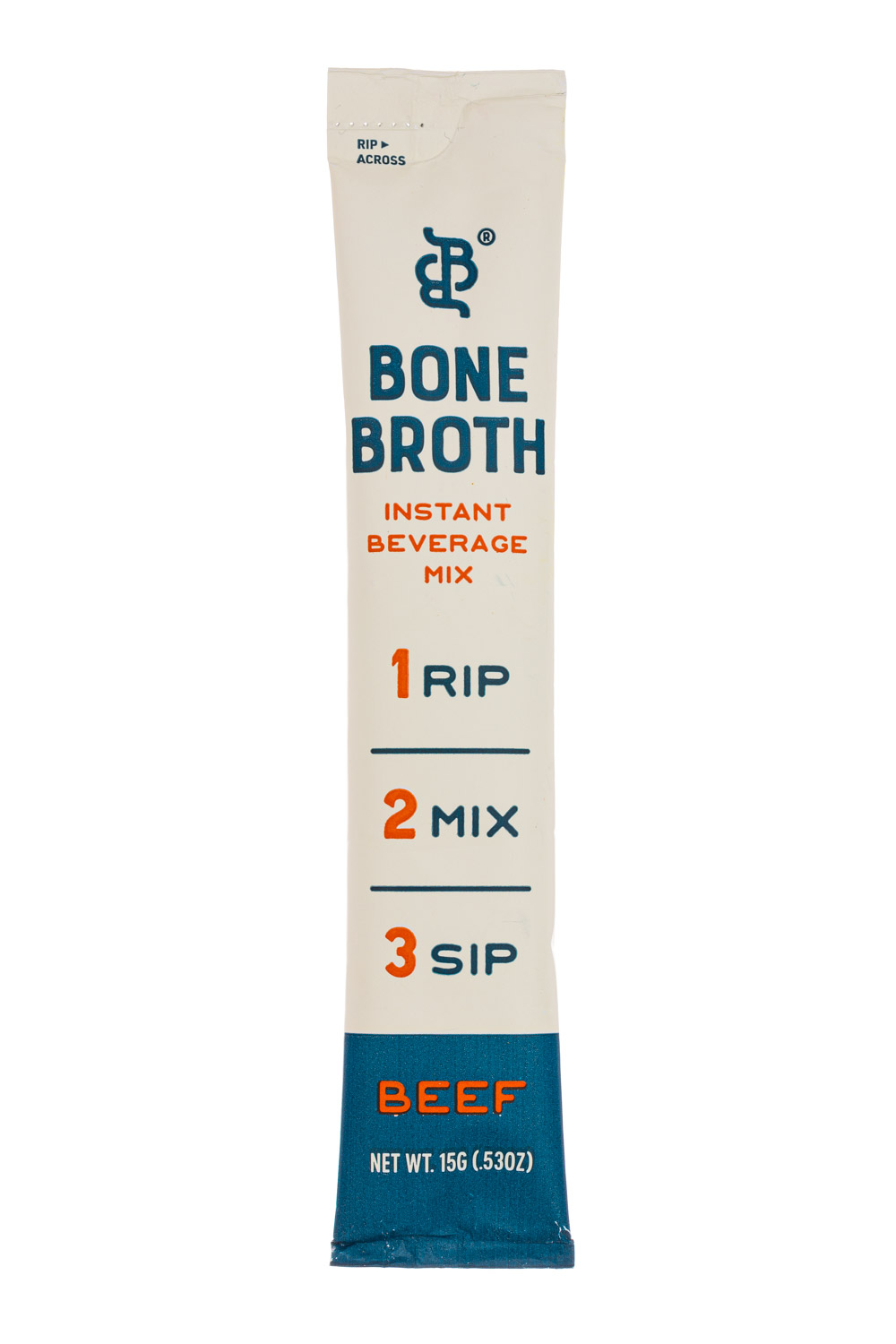 Bare Bones: BareBoneBroth-1oz-InstantBevMix-Beef-Front