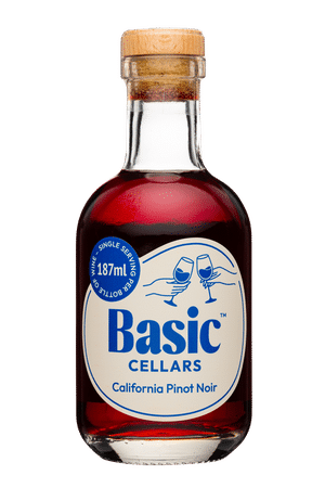 Basic Cellars: BasicCellars-2025-197ml-Wine-PinotNoir