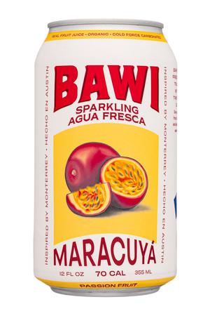 Bawi: Bawi-12oz-2022-SparkleAguaFresca-Maracuya-Front