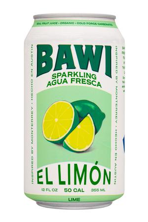 Bawi: Bawi-12oz-2022-SparkleAguaFresca-ElLimon-Front