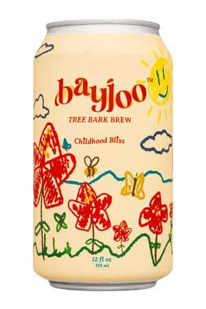 Bayjoo: Bayloo-12oz-2023-TreeBarkBrew-ChildhoodBliss-Front
