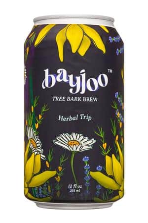 Bayjoo: Bayloo-12oz-2023-TreeBarkBrew-HerbalTrip-Front