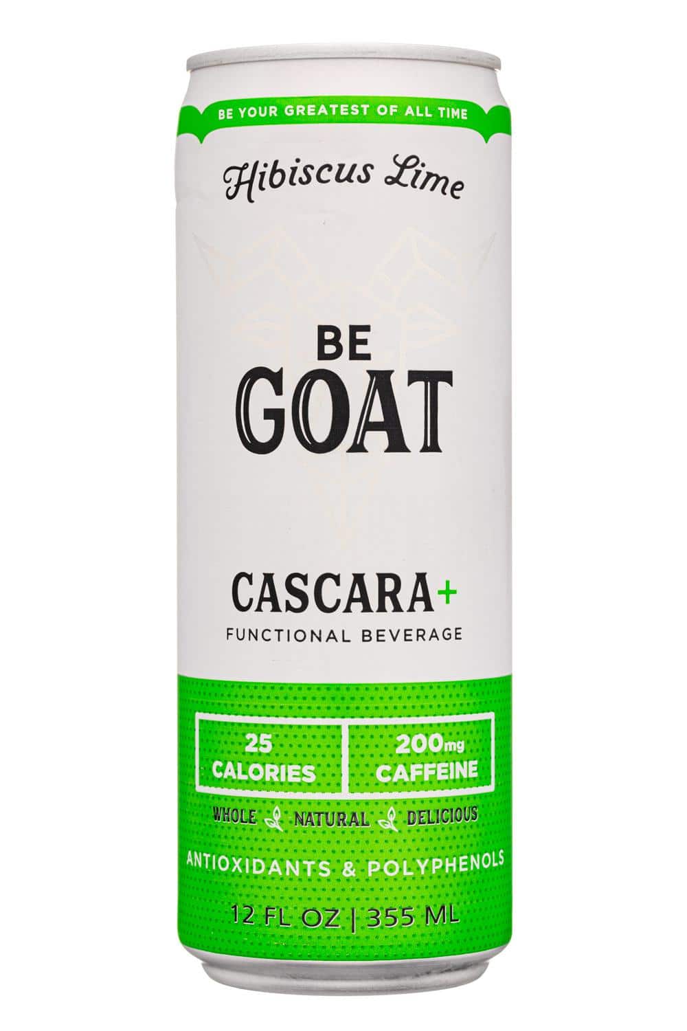 Be GOAT Cascara +: BeGoat-12oz-2022-CascaraBev-HibiscusLime-Front