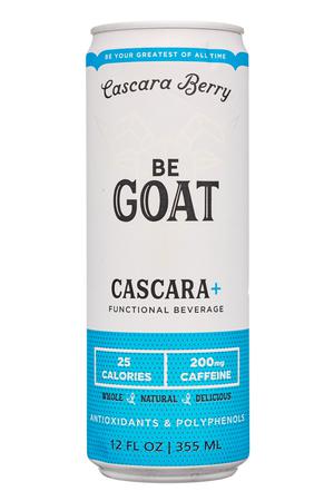 Be GOAT Cascara +: BeGoat-12oz-2022-CascaraBev-CascaraBerry-Front