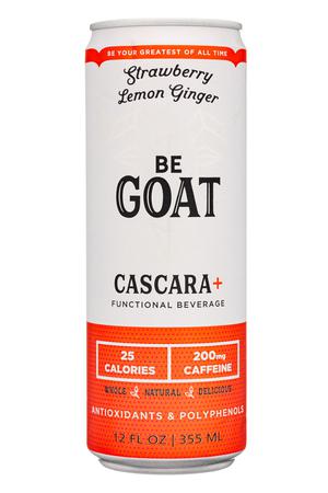 Be GOAT Cascara +: BeGoat-12oz-2022-CascaraBev-StrawbLemonGinger-Front