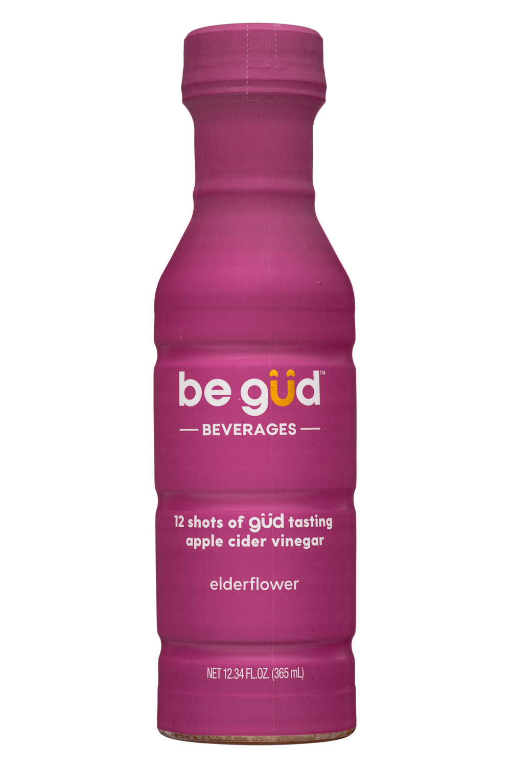 Be Gud Beverages: begud-12oz-2021-12shotACV-Elderflower-Front