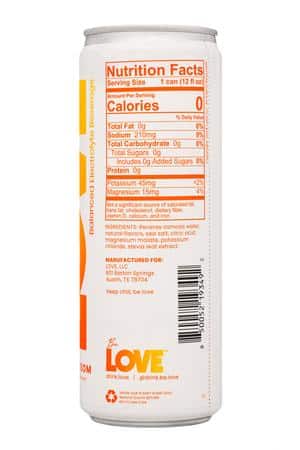 Be Love: BeLove-12oz-2025-ElectroBev-OrangeBlossom-Facts