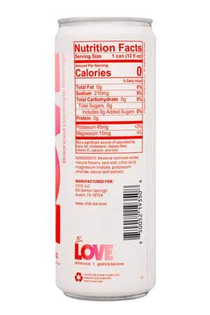 Be Love: BeLove-12oz-2025-ElectroBev-BerryBliss-Facts
