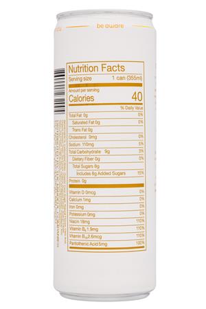 Be mindful beverages: BeMindful-12oz-2021-Energy-LemonGinger-Facts