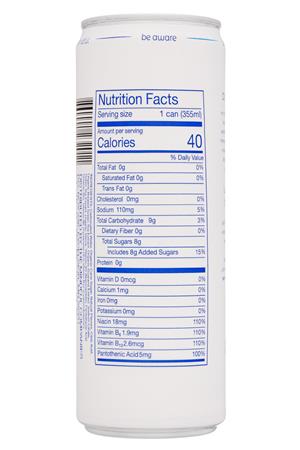 Be mindful beverages: BeMindful-12oz-2021-Energy-BluebBasil-Facts