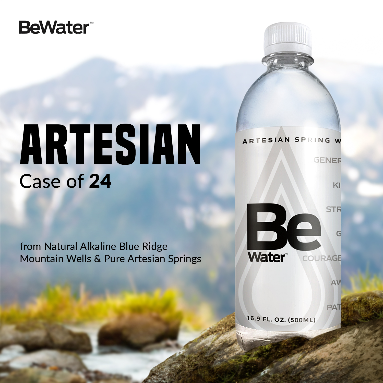 Photo of Be Water Artesian Spring Bottled Water (Made in the U.S.A.) - Be Water (uploaded by company)