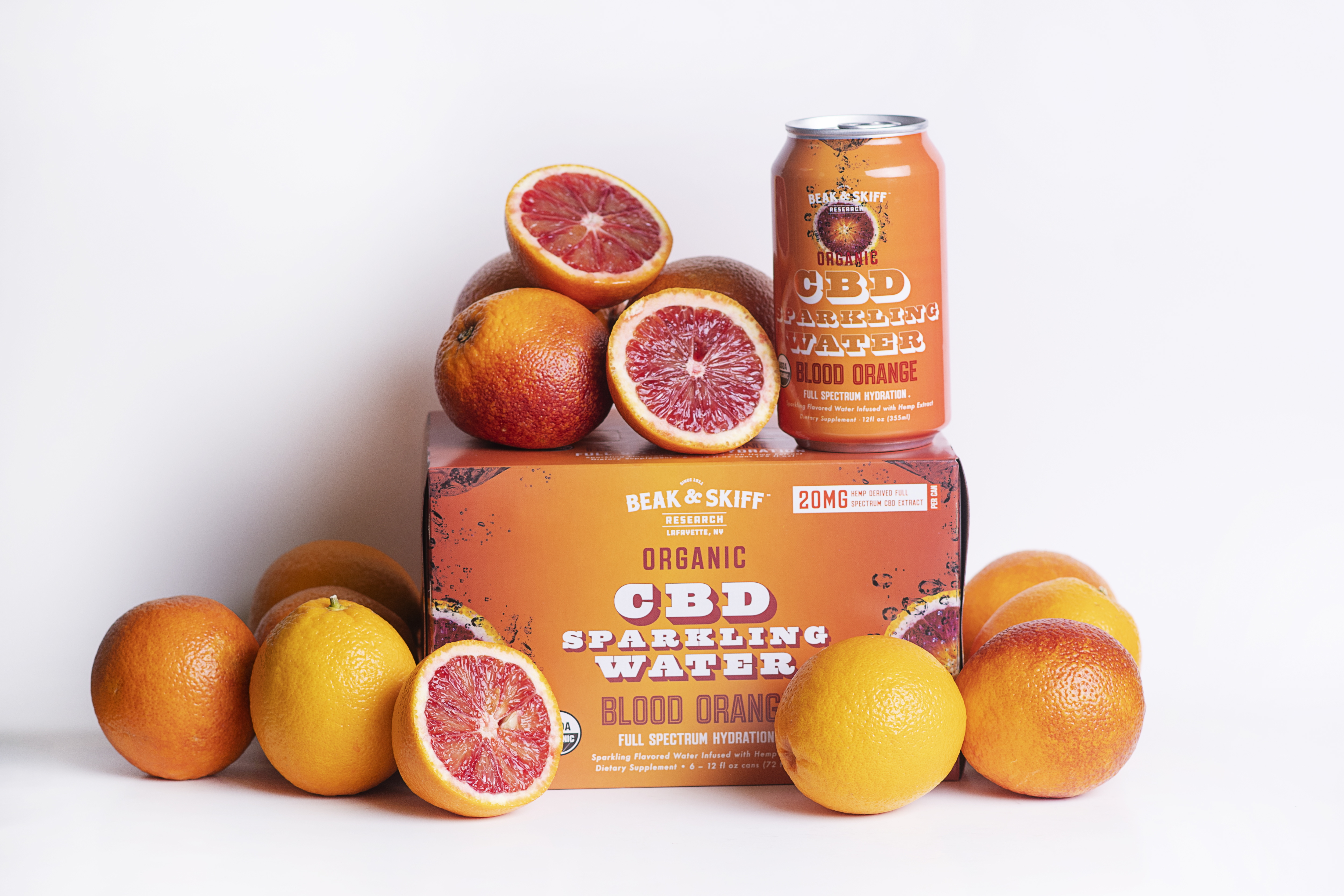 Beak & Skiff Research: Photo of Blood Orange  Organic CBD Sparkling Water - Beak & Skiff Research (uploaded by company)