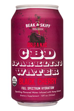 Beak & Skiff Research: BeakAndSkiff-12oz-2021-CBDSparkling-BlackCherry-Front