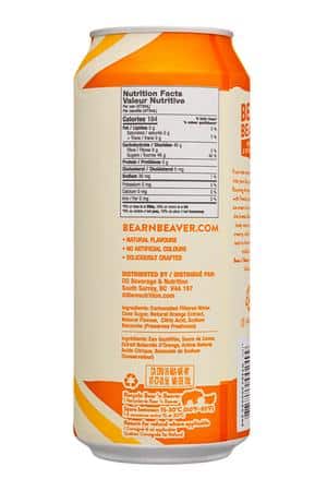 Bear N' Beaver: BearNBeaver-16oz-2024-Soda-OrangeCreamsicle-Facts