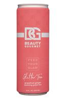 Beauty Gourmet: BeautyGourmet-12oz-GlitterTea-GrapeGinger-Front