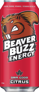 Beaver Buzz Energy: citrus-no-water