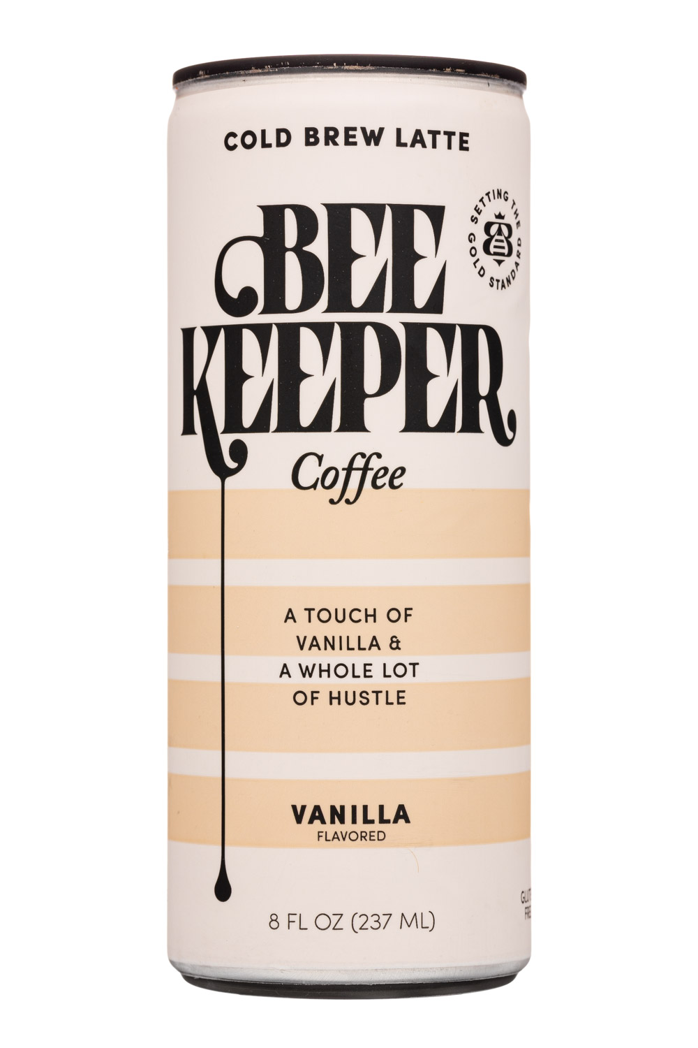 Beekeeper Coffee: BeeKeeper-8oz-2023-Coffee-Vanilla-Front