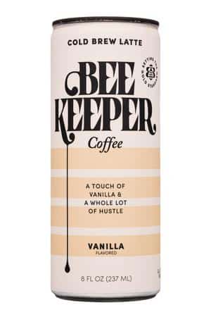 Beekeeper Coffee: BeeKeeper-8oz-2023-Coffee-Vanilla-Front