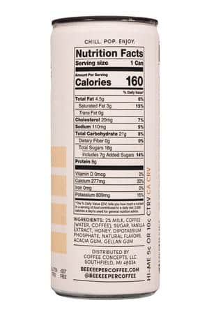 Beekeeper Coffee: BeeKeeper-8oz-2023-Coffee-Vanilla-Facts