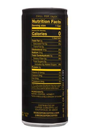 Beekeeper Coffee: BeeKeeper-8oz-2023-Coffee-DoubleBlack-Facts