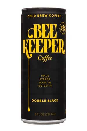 Beekeeper Coffee: BeeKeeper-8oz-2023-Coffee-DoubleBlack-Front