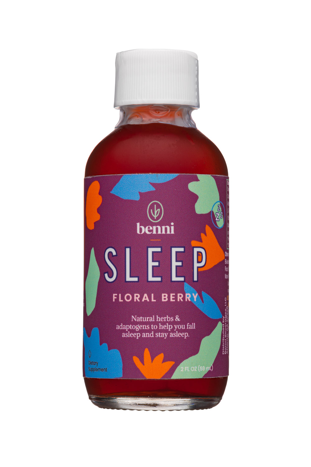 benni: Benni-2oz-2020-Sleep-FloralBerry-Front