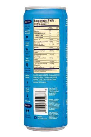Bennu Bev Co.: Bennu-12oz-2023-Unwind-BluebLavender-Facts