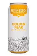 Better Booch Premium Kombucha Tea: BetterBooch-16oz-GoldenPear-Front
