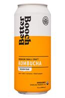 Better Booch Premium Kombucha Tea: BetterBooch-16ozCan-Kombucha-GoldenPear-Front